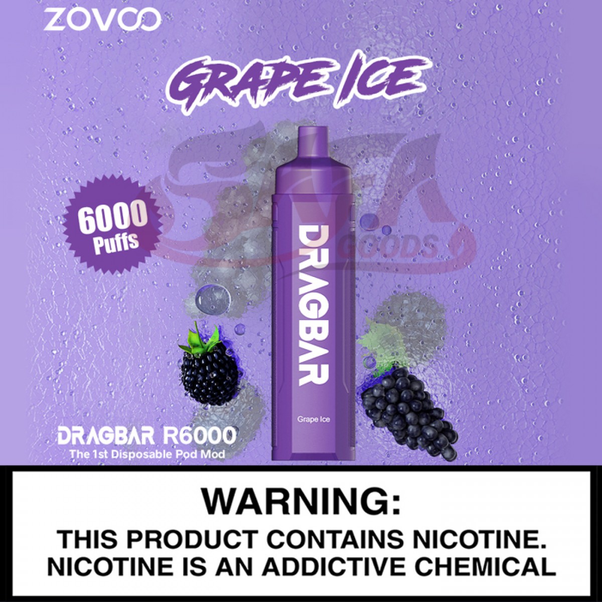 Zovoo Dragbar R6000 Disposables 10PC